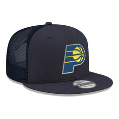 New Era - Indiana Pacers Core Logo Meshback 9FIFTY Snapback Hat - Navy
