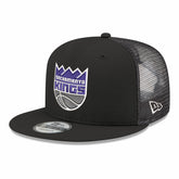 New Era - Sacramento Kings Core Logo Meshback 9FIFTY Snapback Hat - Black