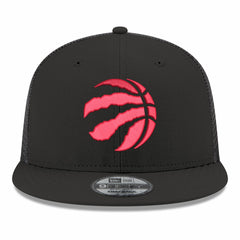New Era - Toronto Raptors Core Logo Meshback 9FIFTY Snapback Hat - Black