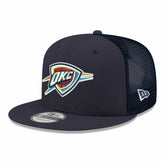 New Era - Oklahoma City Thunder Core Logo Meshback 9FIFTY Snapback Hat - Navy