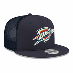 New Era - Oklahoma City Thunder Core Logo Meshback 9FIFTY Snapback Hat - Navy