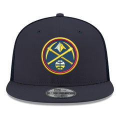 New Era - Denver Nuggets Core Logo Meshback 9FIFTY Snapback Hat - Navy