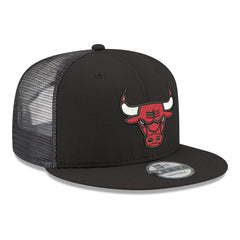 New Era - Chicago Bulls Core Logo Meshback 9FIFTY Snapback Hat - Black