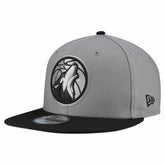 New Era - Minnesota Timberwolves Core Logo Storm Gray Two-Tone 9FIFTY Snapback Hat - Gray