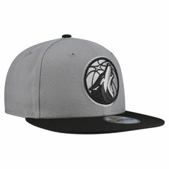 New Era - Minnesota Timberwolves Core Logo Storm Gray Two-Tone 9FIFTY Snapback Hat - Gray