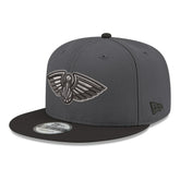 New Era - New Orleans Pelicans Logo 2-Tone 9FIFTY Snapback Hat - Gray/Black