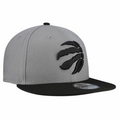 New Era - Toronto Raptors Core Logo Storm Gray Two-Tone 9FIFTY Snapback Hat - Gray