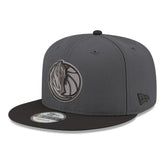 New Era - Dallas Mavericks Logo 2-Tone 9FIFTY Snapback Hat - Gray/Black