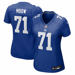 Marcus Mbow New York Giants Women's Team Game Jersey Royal - Nike