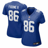 Thomas Fidone II New York Giants Women's Team Game Jersey Royal - Nike