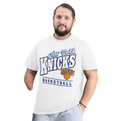 NBA - New York Knicks G-III Sports by Carl Banks Adaptive Headliner T-Shirt - White
