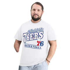 NBA - Philadelphia 76ers G-III Sports by Carl Banks Adaptive Headliner T-Shirt - White