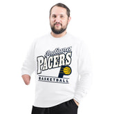 NBA - Indiana Pacers G-III Sports by Carl Banks Adaptive Headliner Fleece Crewneck Sweatshirt - White