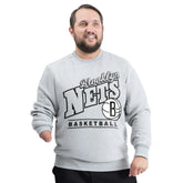 NBA - Brooklyn Nets G-III Sports by Carl Banks Adaptive Headliner Fleece Crewneck Sweatshirt - Gray