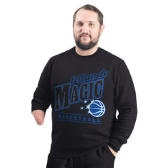 NBA - Orlando Magic G-III Sports by Carl Banks Adaptive Headliner Fleece Crewneck Sweatshirt - Black