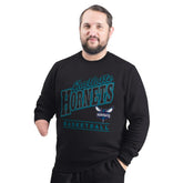 NBA - Charlotte Hornets G-III Sports by Carl Banks Adaptive Headliner Fleece Crewneck Sweatshirt - Black