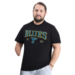 St. Louis Blues - G-III Sports by Carl Banks Adaptive Classic Team Graphic T-Shirt Black