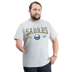 Buffalo Sabres - G-III Sports by Carl Banks Adaptive Classic Team Graphic T-Shirt Gray