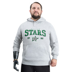 Dallas Stars - G-III Sports by Carl Banks Adaptive Classic Team Spirit Fleece Hoodie Gray