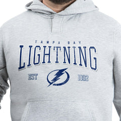 Tampa Bay Lightning - G-III Sports by Carl Banks Adaptive Classic Team Spirit Fleece Hoodie Gray