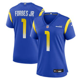 Emmanuel Forbes Jr. Los Angeles Rams Women's Team Game Jersey Royal - Nike