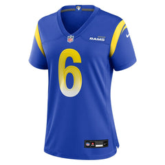Nick Hampton Los Angeles Rams Women's Team Game Jersey Royal - Nike