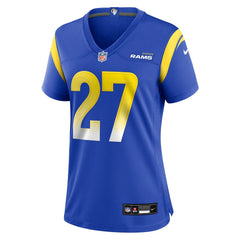 Jarquez Hunter Los Angeles Rams Women's Team Game Jersey Royal - Nike