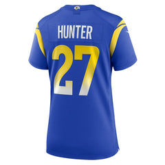 Jarquez Hunter Los Angeles Rams Women's Team Game Jersey Royal - Nike