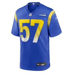Ty Hamilton Los Angeles Rams Team Game Jersey Royal - Nike