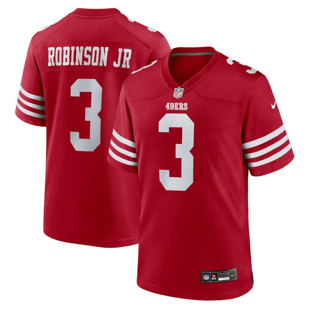Brian Robinson Jr. San Francisco 49ers Team Game Jersey Scarlet - Nike