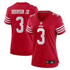 Brian Robinson Jr. San Francisco 49ers Women's Team Game Jersey Scarlet - Nike