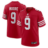 Skyy Moore San Francisco 49ers Team Game Jersey Scarlet - Nike