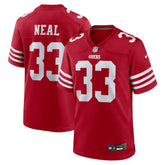 Siran Neal San Francisco 49ers Team Game Jersey Scarlet - Nike