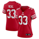 Siran Neal San Francisco 49ers Women's Team Game Jersey Scarlet - Nike