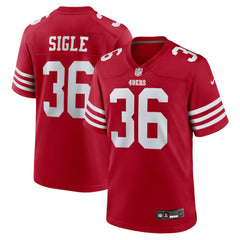 Marques Sigle San Francisco 49ers Team Game Jersey Scarlet - Nike
