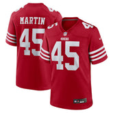 Nick Martin San Francisco 49ers Team Game Jersey Scarlet - Nike