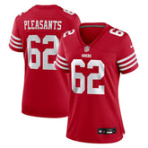 Austen Pleasants San Francisco 49ers Women's Team Game Jersey Scarlet - Nike