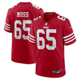 Drew Moss San Francisco 49ers Team Game Jersey Scarlet - Nike