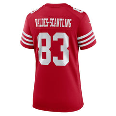 Marquez Valdes-Scantling San Francisco 49ers Women's Team Game Jersey Scarlet - Nike