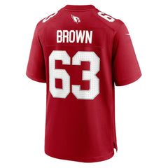 Evan Brown Arizona Cardinals Team Game Jersey Cardinal - Nike