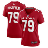 PJ Mustipher Arizona Cardinals Women's Team Game Jersey Cardinal - Nike