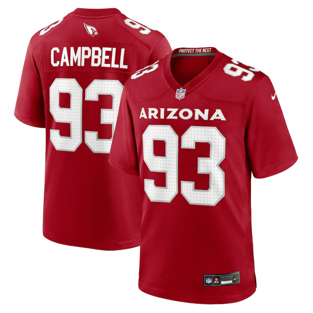 Calais Campbell Arizona Cardinals Team Game Jersey Cardinal - Nike
