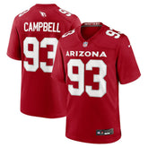 Calais Campbell Arizona Cardinals Team Game Jersey Cardinal - Nike