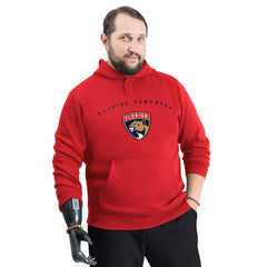 Florida Panthers - G-III Sports by Carl Banks Adaptive Classic Team Arc Fleece Hoodie Red