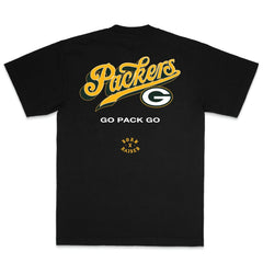 Green Bay Packers Born x Raised Unisex Pro Script T-Shirt Black - NFL