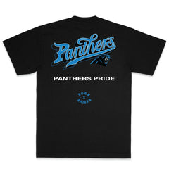 Carolina Panthers Born x Raised Unisex Pro Script T-Shirt Black - NFL