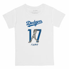 Shohei Ohtani Los Angeles Dodgers Tiny Turnip Youth Kanji Batting Graphic T-Shirt Online