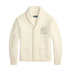 New York Yankees Polo Ralph Lauren Wool Shawl Button-Up Cardigan Near Me