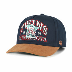 Minnesota Twins '47 Cooperstown Break Wood Suede Hitch Adjustable Hat for sale