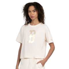 Boston Red Sox Starter Women's Pastels Boxy Cropped T-Shirt Sale